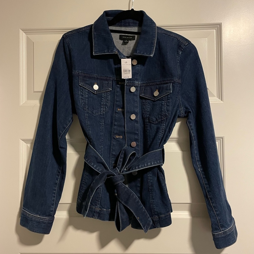 NWT - Ann Taylor Blue Jean Jacket - Medium